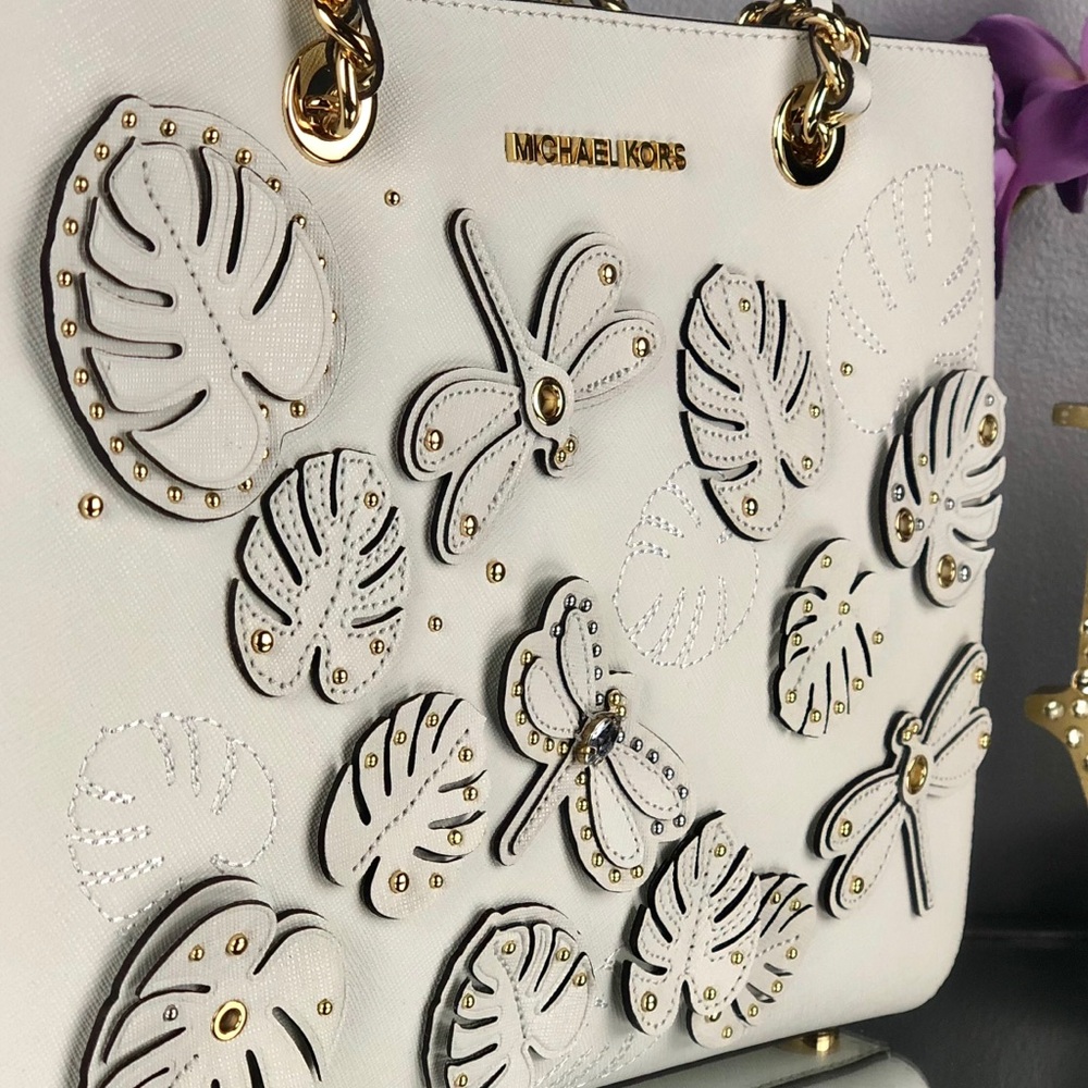 Michael Kors Dragonfly Susannah Leather Tote - Picture 5 of 8